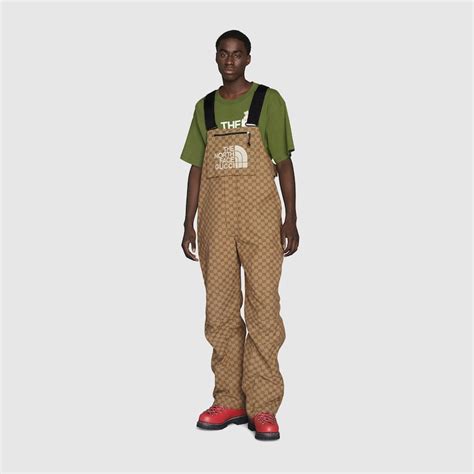 gucci north face track suit|gucci north face overalls.